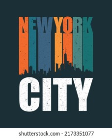 Vektorgrafik zum Thema New York City, Brooklyn. Typografie, T-Shirt-Grafiken, Poster, Druck, Banner, Flyer, Postkarte