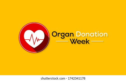 Vector illustration on the theme of Organ Donation week observed each year during September.