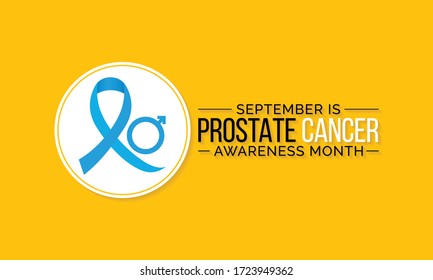 Vector illustration on the theme of Prostate Cancer awareness month observed each year during September.