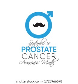 Vector illustration on the theme of Prostate Cancer awareness month observed each year during September.