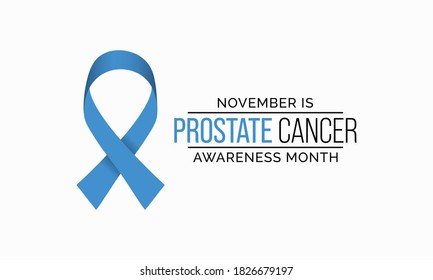 Vector illustration on the theme of Prostate Cancer awareness month observed each year during November.