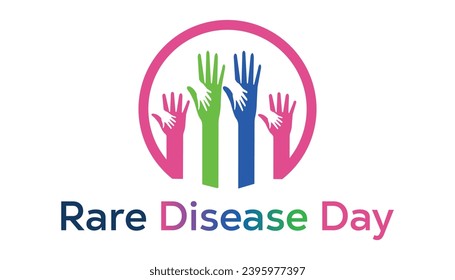 Vector illustration on the theme of Rare Disease Day observed each year during February.banner, Holiday, poster, card and background design.