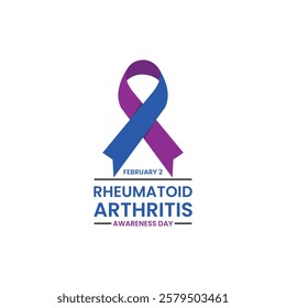 Vector illustration on the theme of Rheumatoid Arthritis Awareness Day observed each year