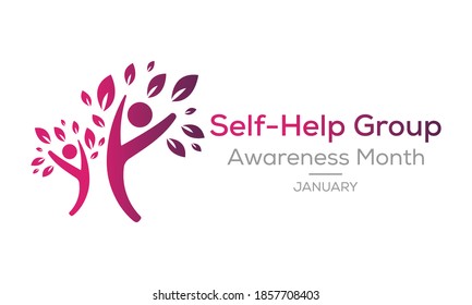 Vector illustration on the theme of Self Help group awareness month observed each year during January.