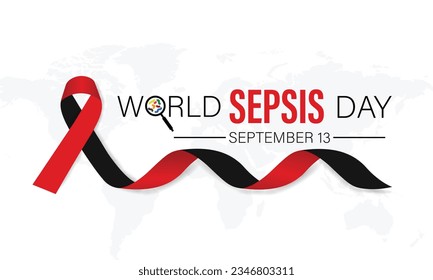 Vector illustration on the theme of Sepsis awareness month observed each year during September and Sepsis awareness day September 13.