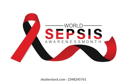 Vector illustration on the theme of Sepsis awareness month observed each year during September .Banner  and poster  design.