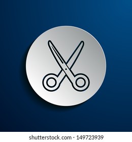 Vector illustration on the theme of sewing