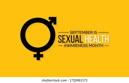 Vector Illustration On The Theme Of Sexual Health Awareness Month Observed Each Year During September.