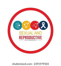Vector illustration on the theme of Sexual and Reproductive health awareness day  observed each year during February.banner, Holiday, poster, card and background design.