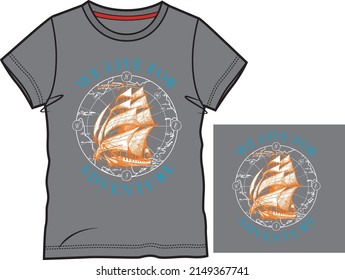 Vector illustration on the theme of skate and skatingboard. Slogan: Brooklyn. Typography, t-shirt graphics, poster, print, banner, flyer, postcard