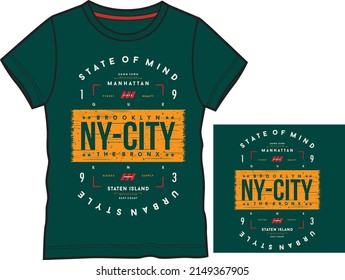 Vektorgrafik zum Thema Schlittschuhlaufen und Schlittschuhlaufen. Slogan: Brooklyn. Typografie, T-Shirt-Grafiken, Poster, Druck, Banner, Flyer, Postkarte