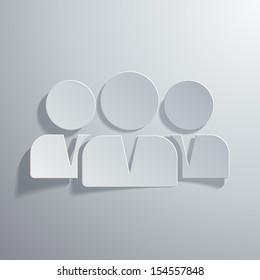 Ilustración vectorial sobre el tema de las redes sociales