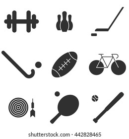 Vector illustration on the theme sport, game