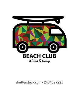 Vector illustration on the theme of surfing and surf. Sport typography, t-shirt graphics, print, poster, banner, flyer, postcard