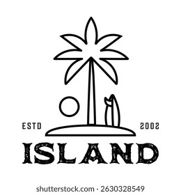 Vector illustration on the theme of surfing and surf, t-shirt graphics, print, poster, banner, flyer, postcard