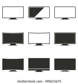 Vector illustration on the theme television
