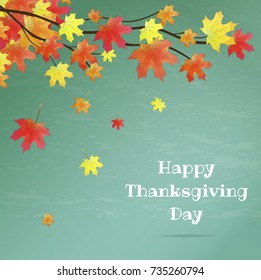 Vector illustration on the theme thanksgiving day. 
