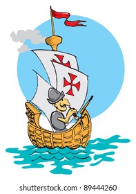 Vector illustration on the theme of travel.