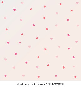 Vector illustration on the theme Valentine Day. Background of hearts
