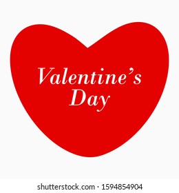 Vector illustration on the theme of Valentine's Day on February 14th.