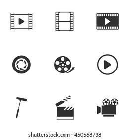 Vector illustration on the theme video