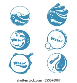 Vector illustration on the theme of water