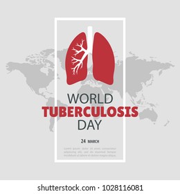 Vector Illustration on the theme World Tuberculosis Day