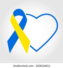 Vector Illustration on the theme World Down Syndrome Day