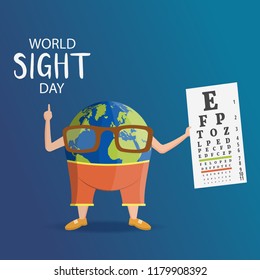 Vector Illustration on the theme World Sight Day