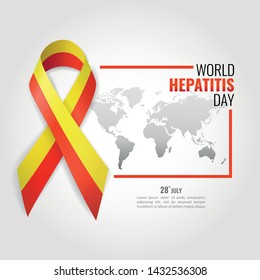 Vector Illustration on the theme World Hepatitis Day
