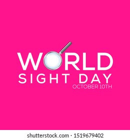Vector Illustration on the theme World Sight Day on October 10th