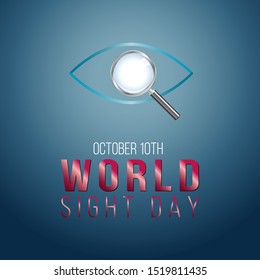 Vector Illustration on the theme World Sight Day on October 10th