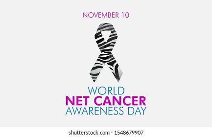 Vector illustration on the theme of World Net Cancer awareness day on November 10th.