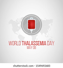 Vector illustration on the theme of World Thalassemia day on May 8th.