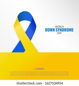 Vector Illustration on the theme World Down Syndrome Day
