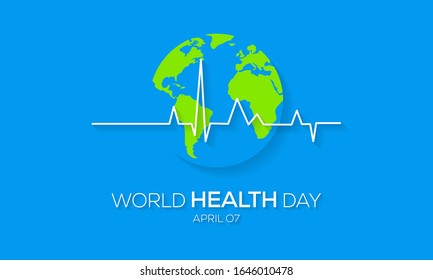 Vector illustration on the theme of World Health Day observed on April 7th every year.