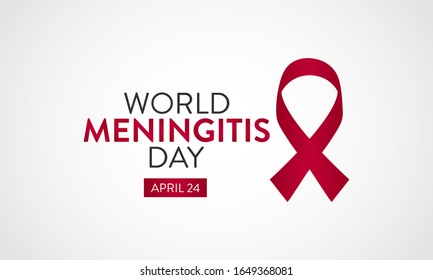 Vector illustration on the theme of World Meningitis Day observed on April 24th every year.