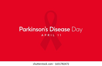 Vector illustration on the theme of World Parkinson's disease day observed on April 11th every year.
