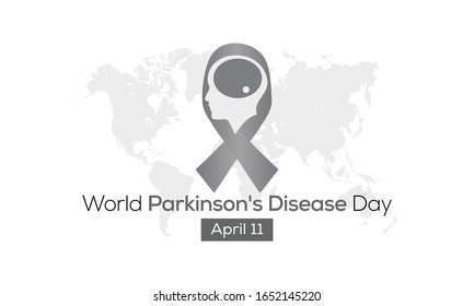 Vector illustration on the theme of World Parkinson's disease day observed on April 11th every year.