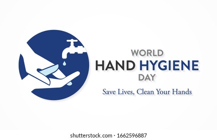 Vector illustration on the theme of World Hand Hygiene day observed on May 5th every year.