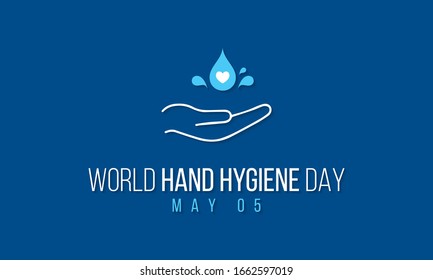 Vector Illustration On The Theme Of World Hand Hygiene Day Observed On May 5th Every Year.