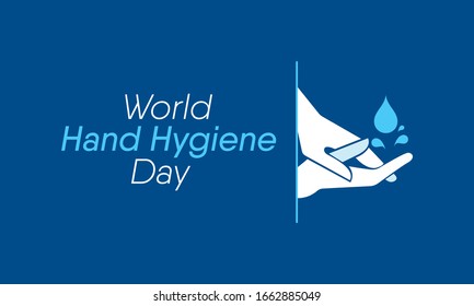 Vector Illustration On The Theme Of World Hand Hygiene Day Observed On May 5th Every Year.