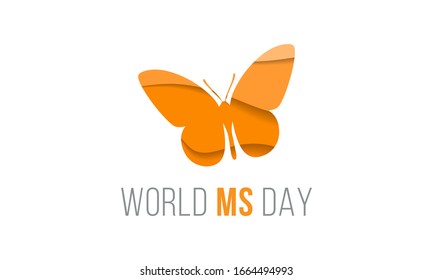 Vector illustration on the theme of world Multiple Sclerosis day observed every year in month of May