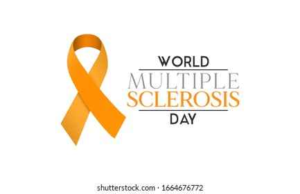 Vector illustration on the theme of world Multiple Sclerosis day observed every year in month of May