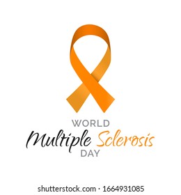 Vector illustration on the theme of world Multiple Sclerosis day observed every year in month of May