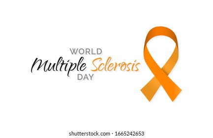 Vector illustration on the theme of world Multiple Sclerosis day observed every year in month of May