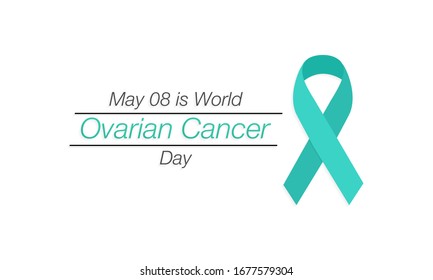 Vector illustration on the theme of World Ovarian Cancer day observed on May 8th every year worldwide.