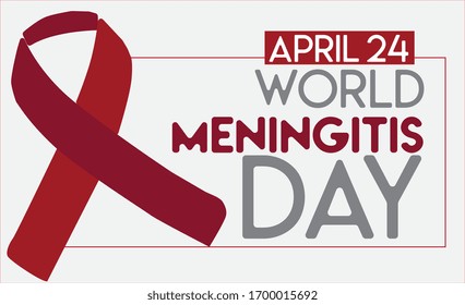 Vector illustration on the theme of World Meningitis Day observed on April 24th every year.