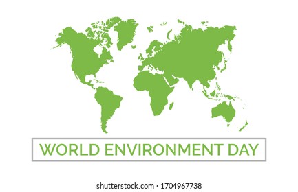 Vector illustration on the theme of World Environment day observed each year on June 5th worldwide.