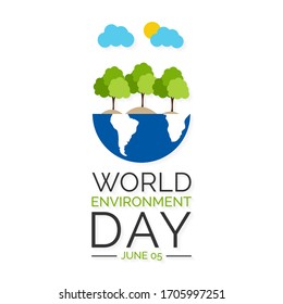 Vector illustration on the theme of World Environment day observed each year on June 5th worldwide.